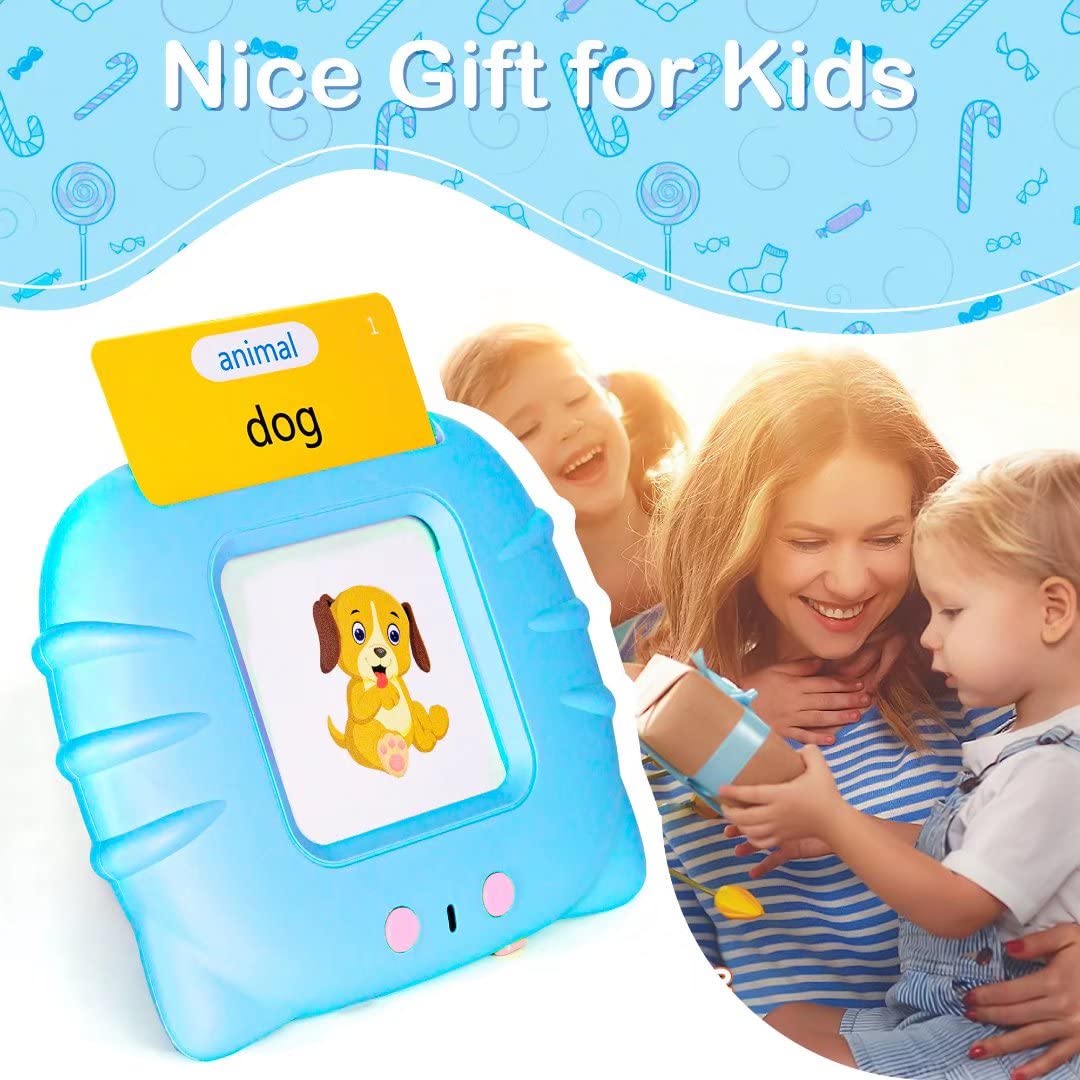 Talking Flash Cards Early Educational Toys for 3 4 5 6 Year Old Baby Boys Girls, Preschool