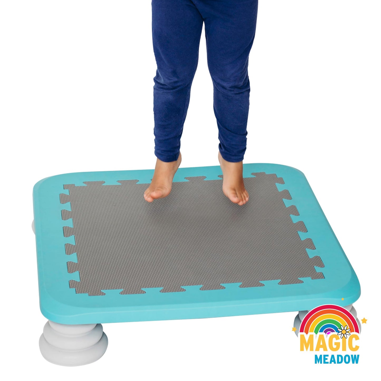 MagicMeadow Children’s Trampoline Board | Enchanting Children’s Trampoline Board | An Autism-Friendly Sensory Toy for Active Play & Therapy (Red)