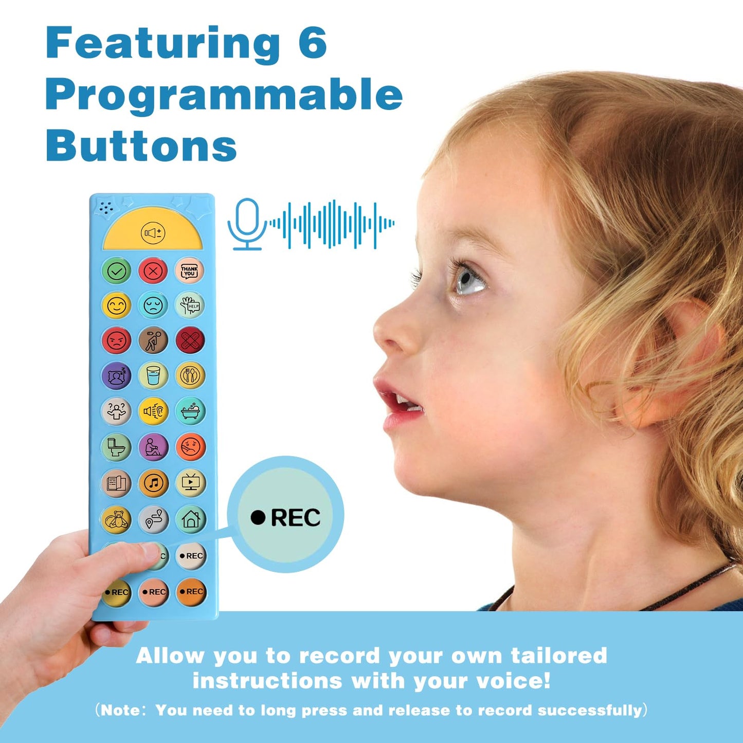 AAC Communication Device for Autism, Joyreal Autism Sensory Equipment for Speech Therapy