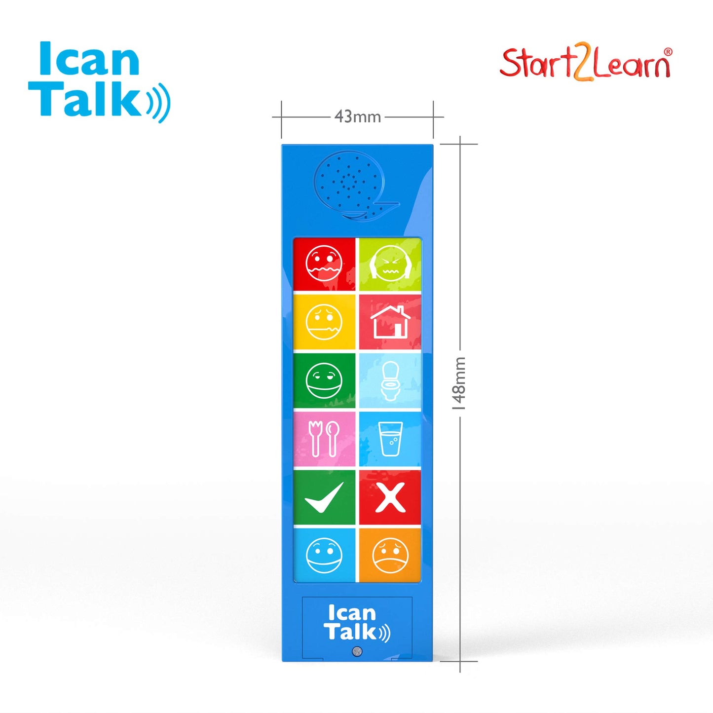 Start2learn UK iCan Talk Handheld Communication Sound Device for Special Needs