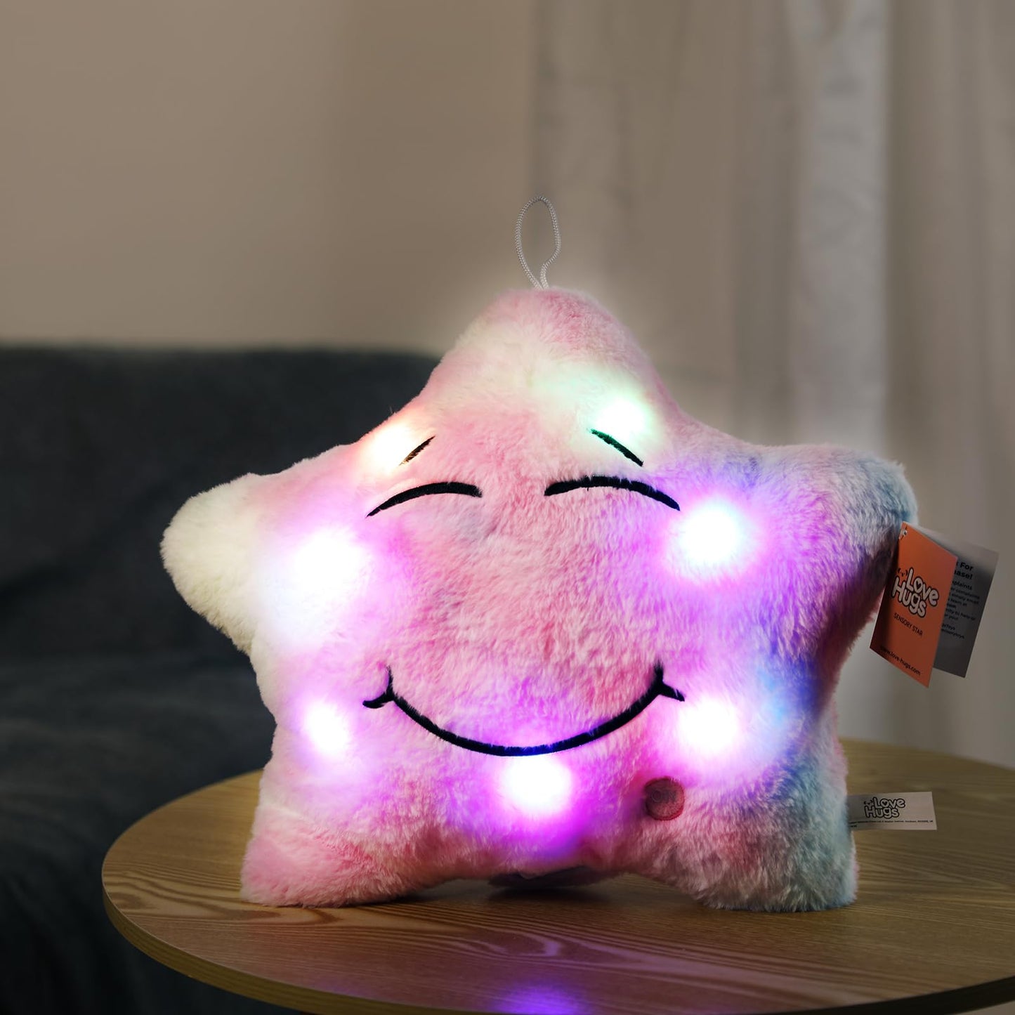 LoveHugs Musical Star Teddy Sensory Light - Sensory Toys For Autism - Sleep Aid For Kids