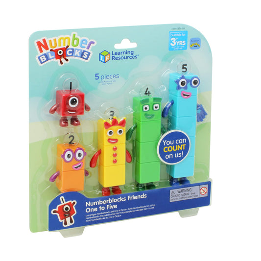 Learning Resources Numberblocks Friends One to Five, Official Collectible Toys