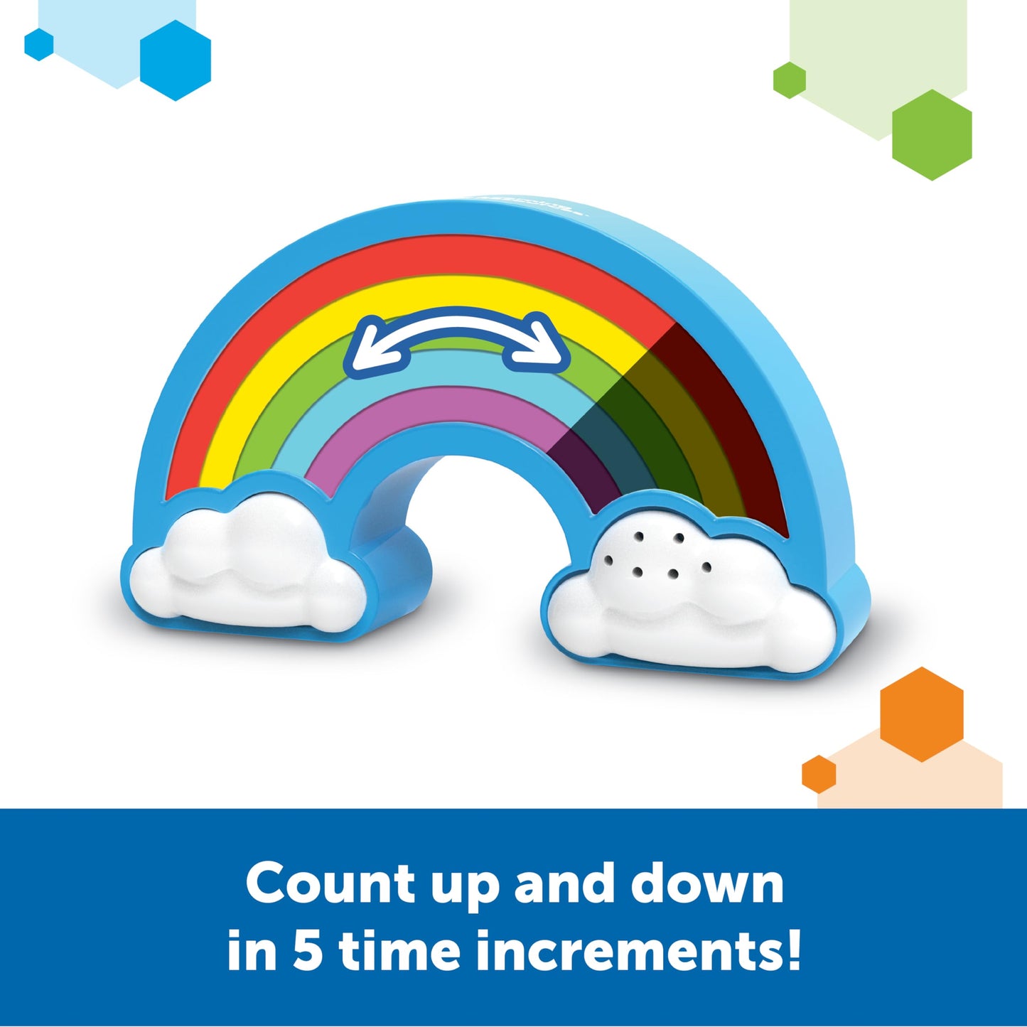 Learning Resources Rainbow Visual Timer for Kids, Sensory Timer for Autism, ADHD