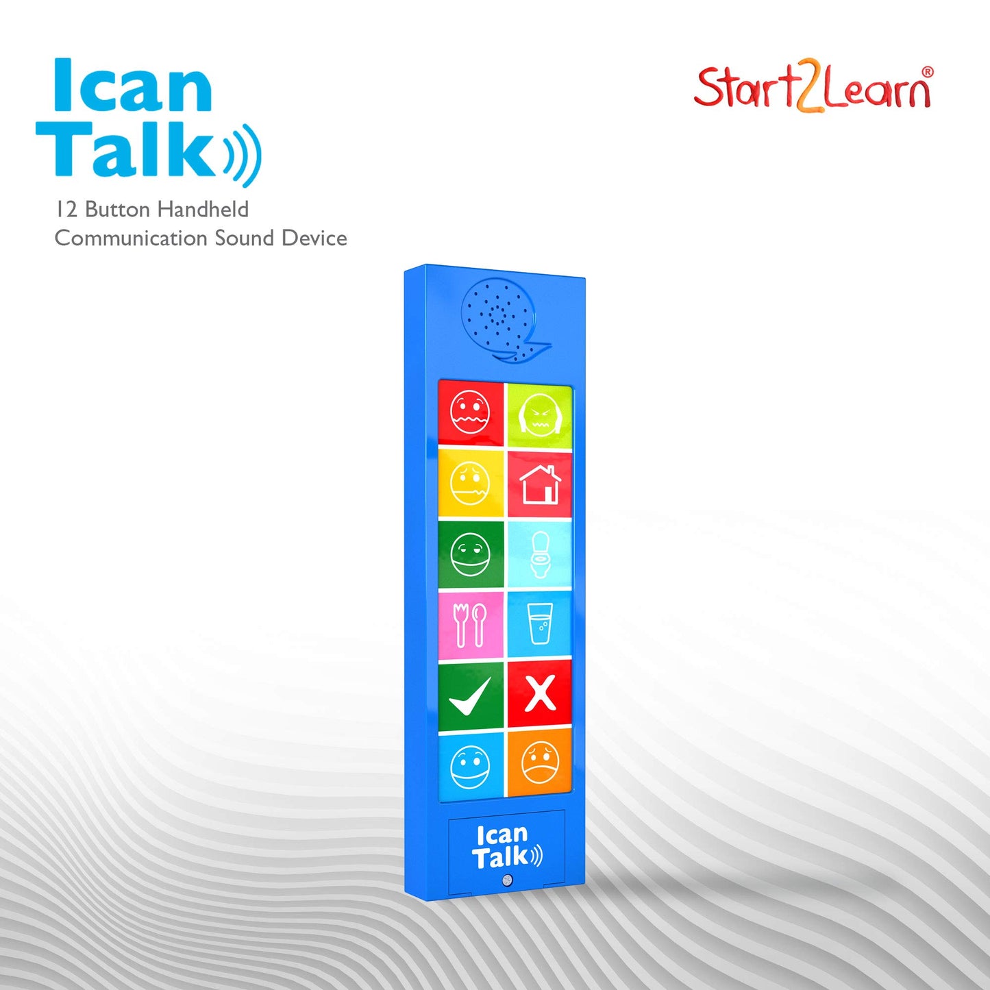 Start2learn UK iCan Talk Handheld Communication Sound Device for Special Needs