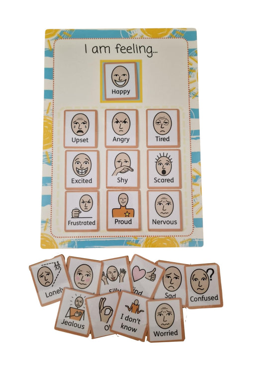 Learning Fun Resources Emotion Flashcards and Keychain