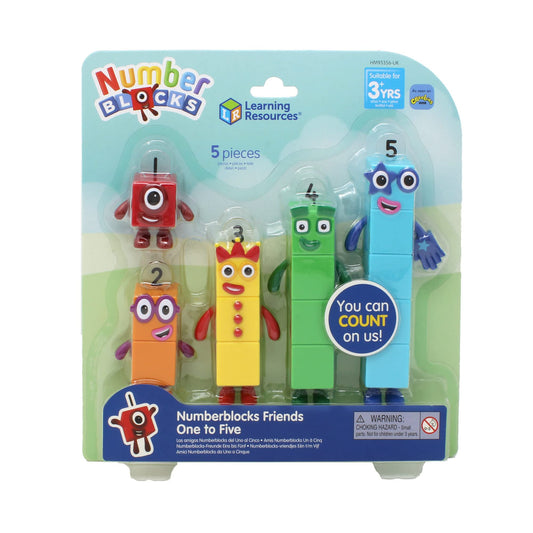 Learning Resources Numberblocks Friends One to Five, Official Collectible Toys