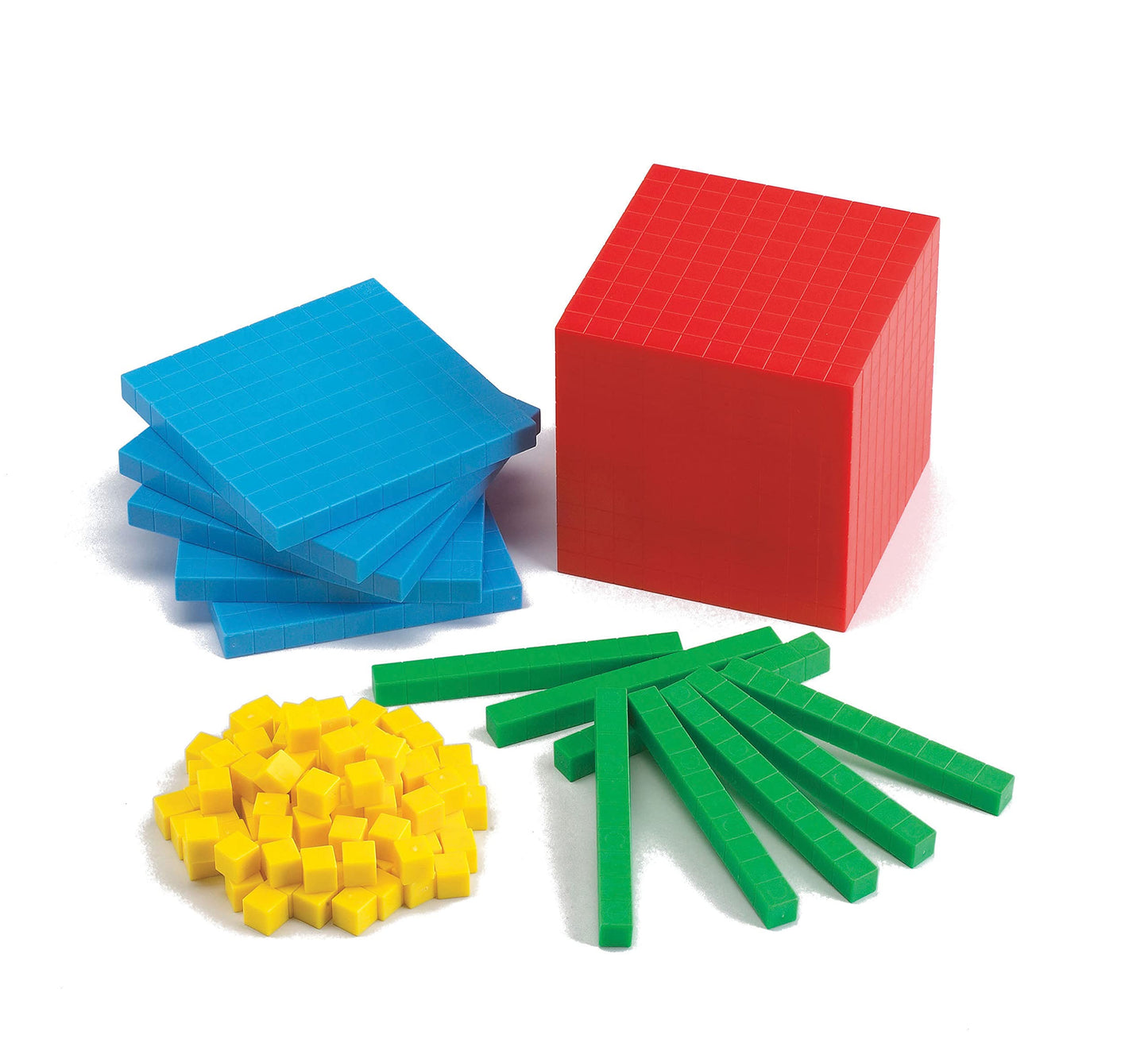 Edx Education Base 10 Educational Blocks Set, Maths Learning Resources