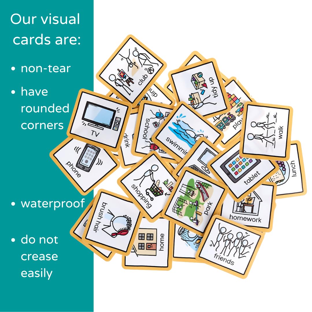 Now and Next Board for autism with 35 Visual Symbols for Home by Create Visual Aids