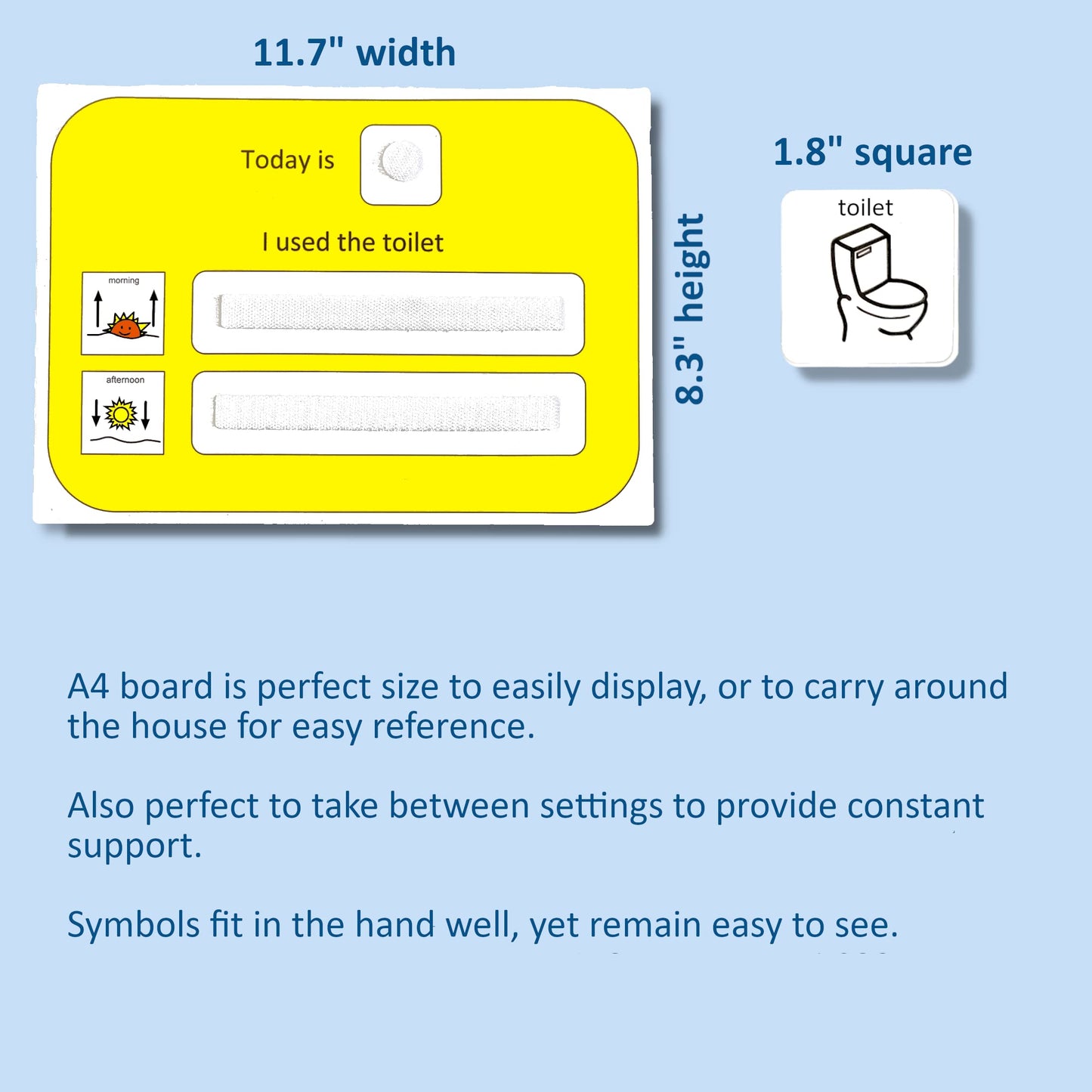 Potty Training Sticker Chart Visual Aid - Teaches Kids to Use the Toilet – SEN –Autism