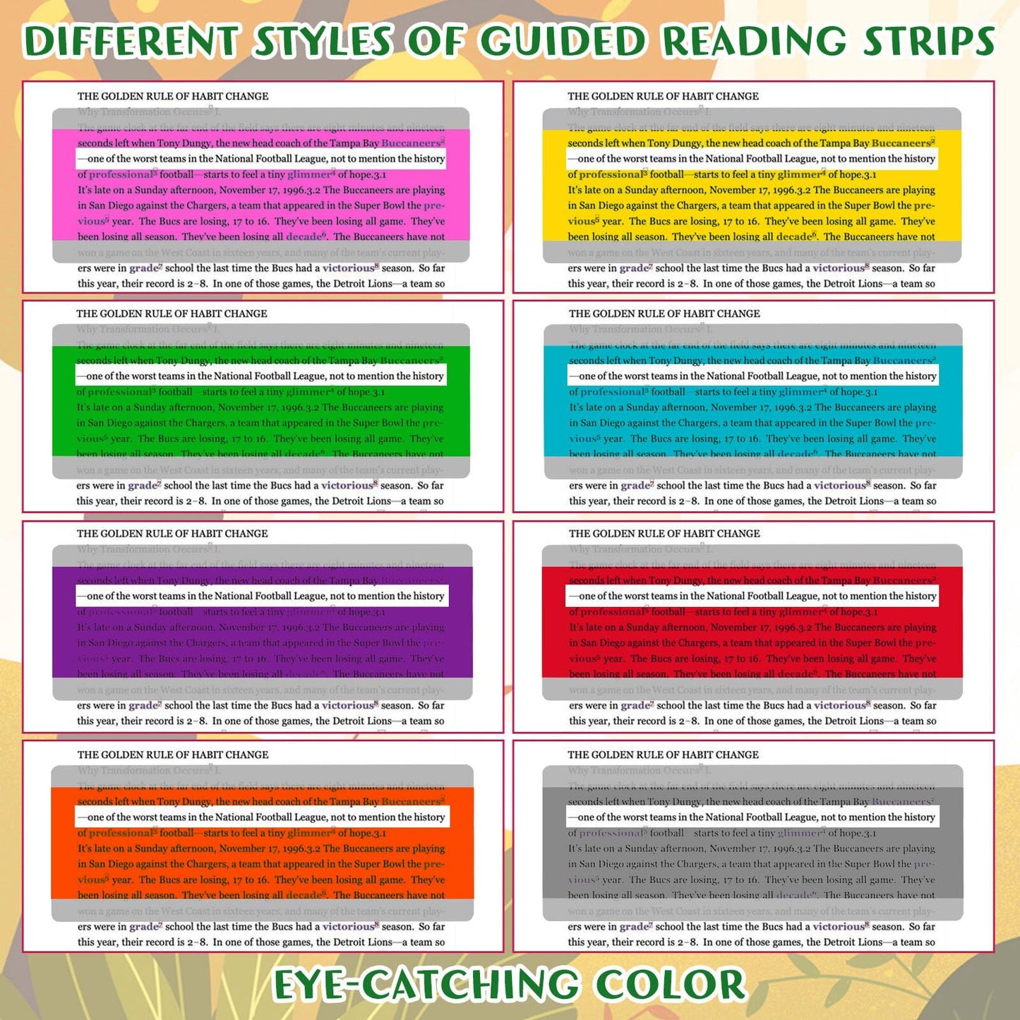 16 Pieces Professional Dyslexia Coloured Reading Overlays And Window Reading Ruler Overlays