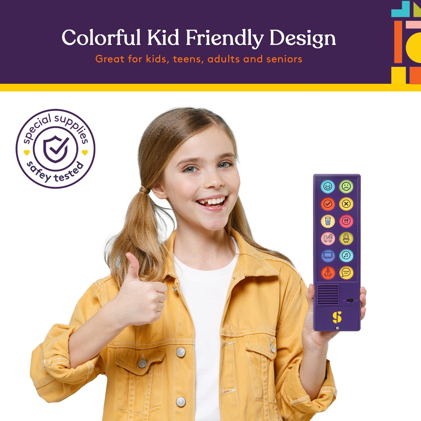 Special Supplies AAC Communication Device for Speech Therapy, Talker Buddy Communication Device