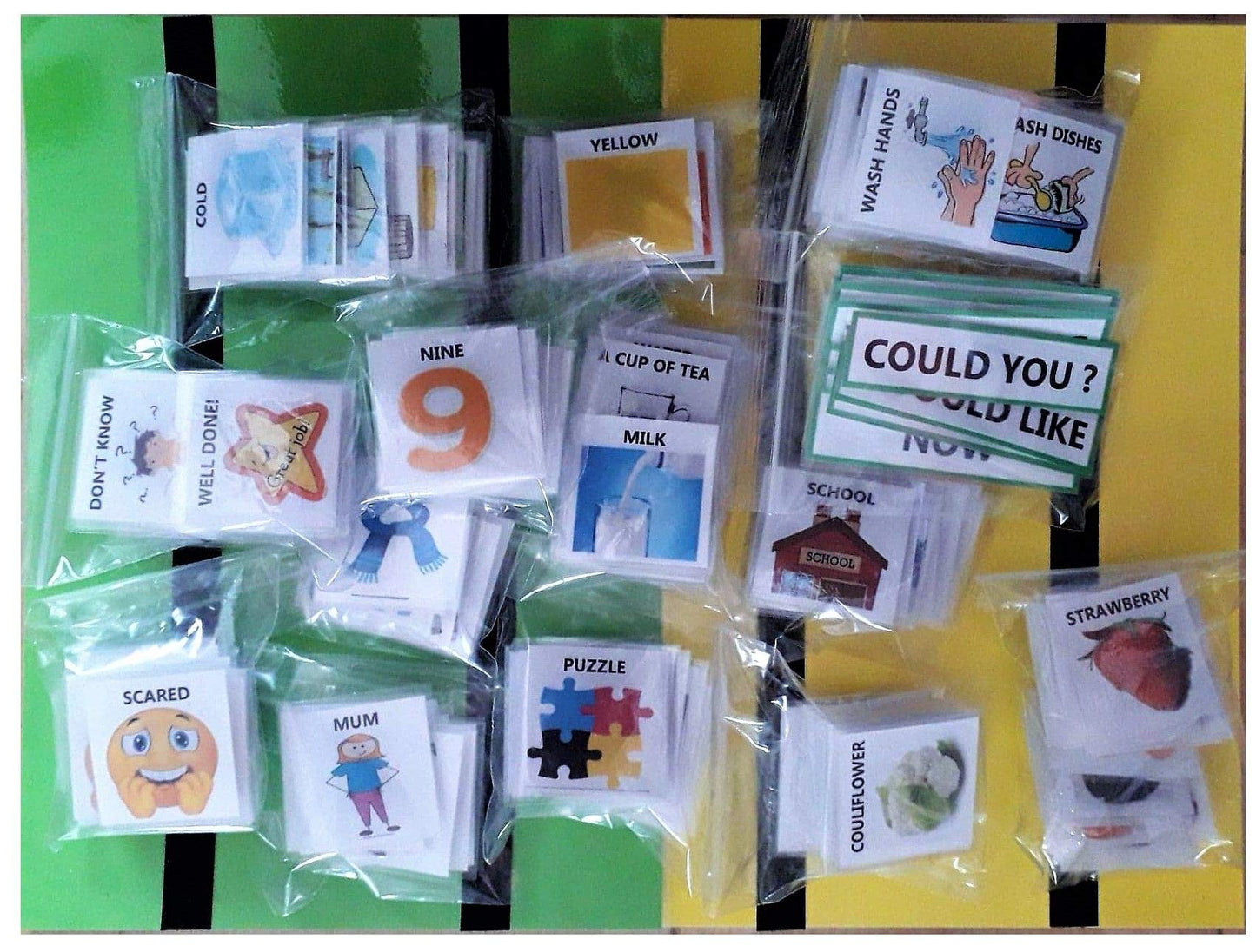 RPP Autism/Non Verbal communication tool, Bumper pack of communication aids, cards